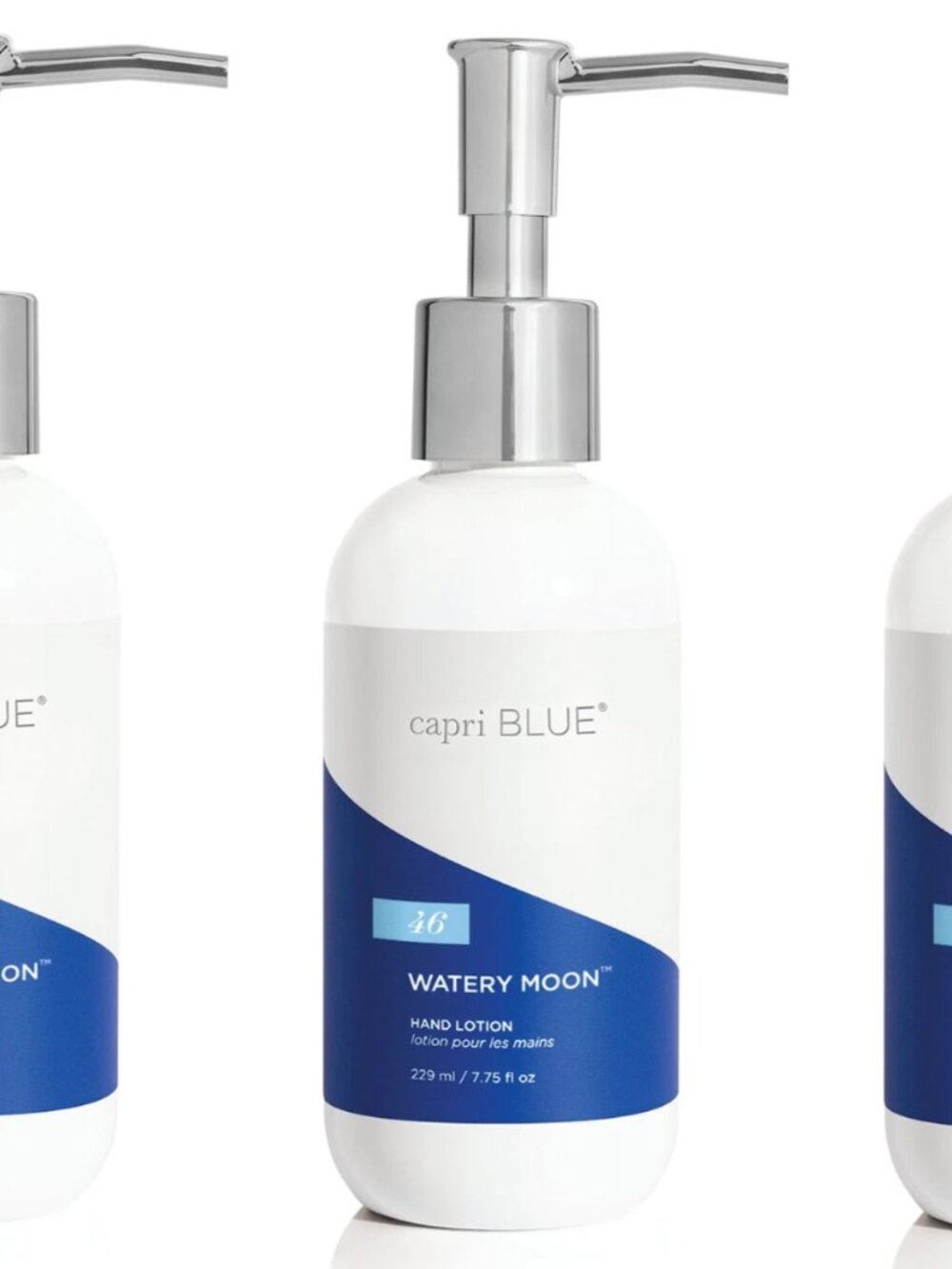 Capri Blue Watery Watery Moon Hand Lotion with pump 3 pack